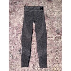 Victorias Secret PINK Active Seamless Leggings Gray XS High Waist Yoga Pants
